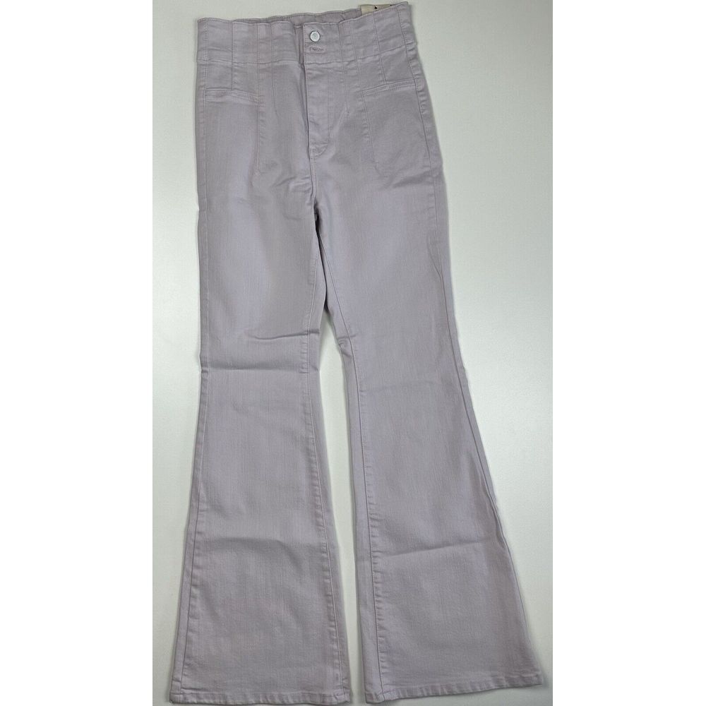 Free People Lavender Flare Jeans